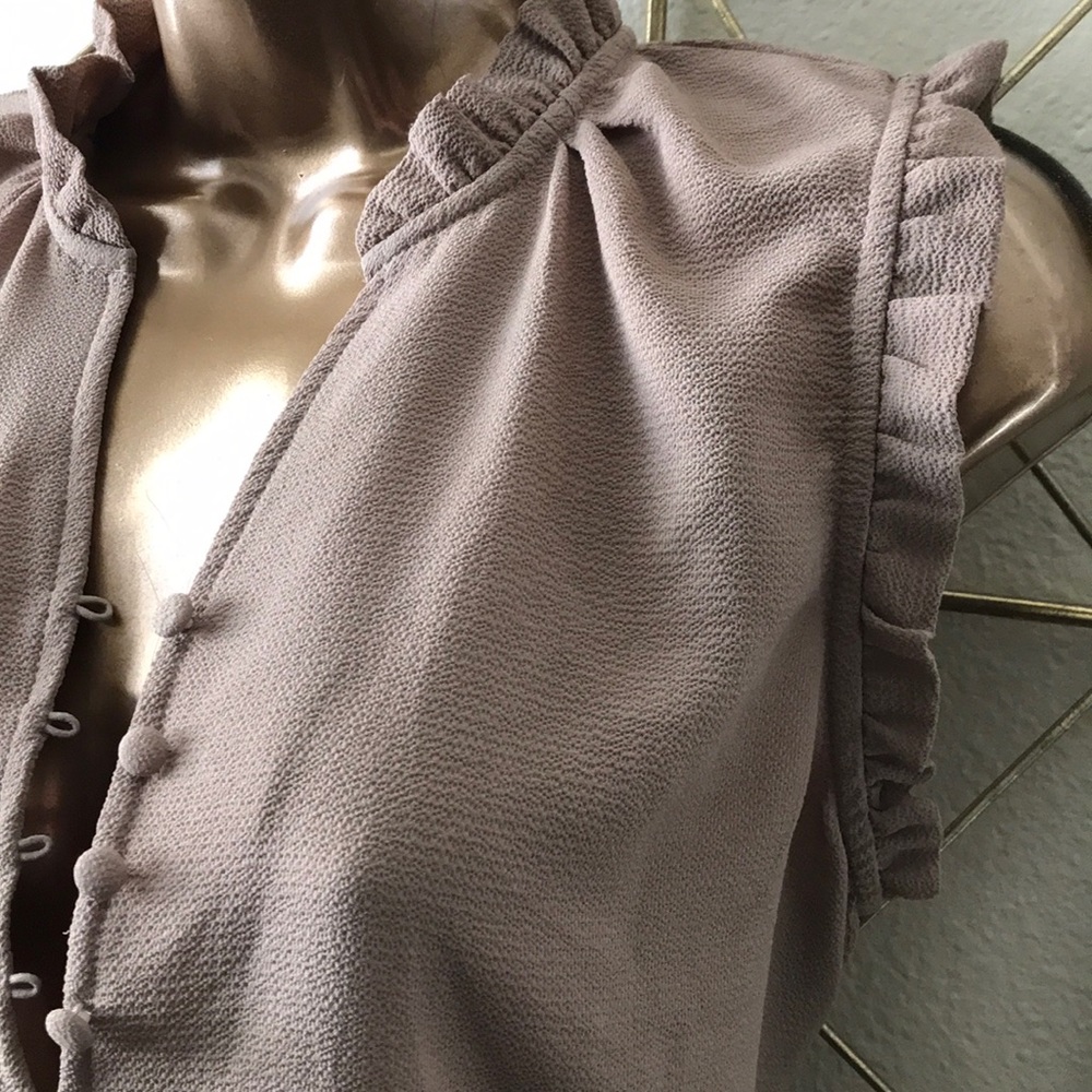 Ruffled Tank Blouse - Picture 2 of 4